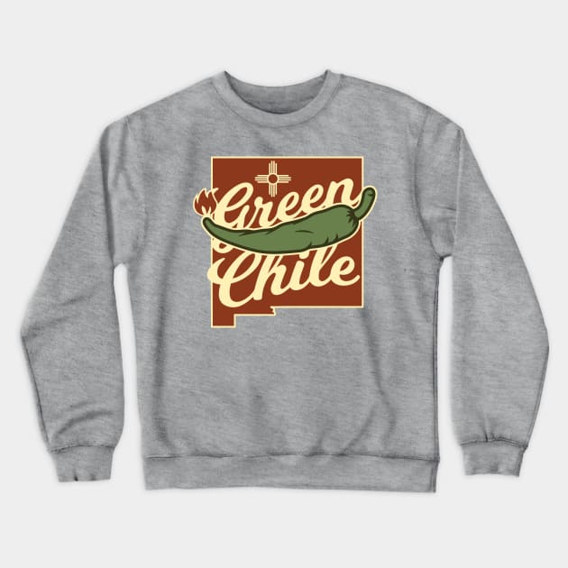 New Mexico Green Chile Crewneck Sweatshirt by HolidayShirts